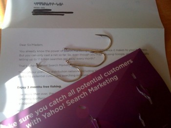 Yahoo fish hooks