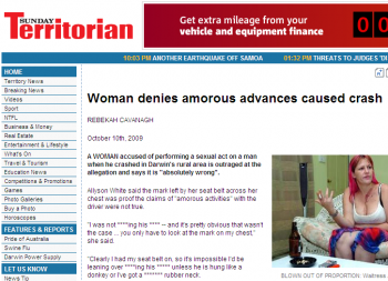NT News waitress