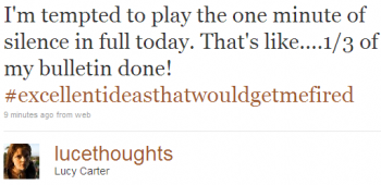 Luce Thoughts Twitter Remembrance