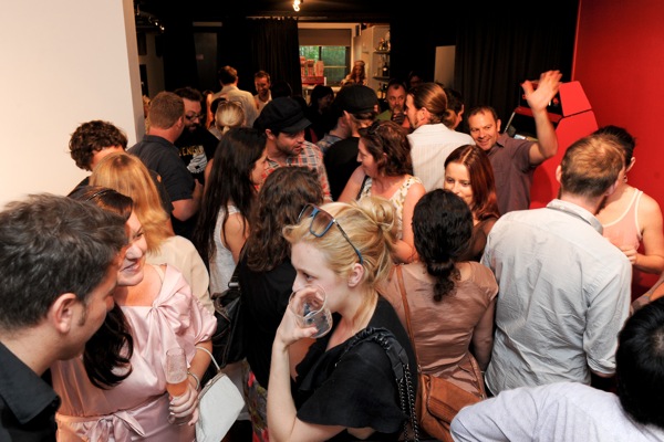 Chaotic Post Launch Crowd