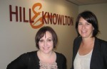 Mandi Bateson (L) Penelope Holloway (R) Hill and Knowlton mumbrella Mandi Bateson Penelope Holloway Hill and Knowlton mumbrella