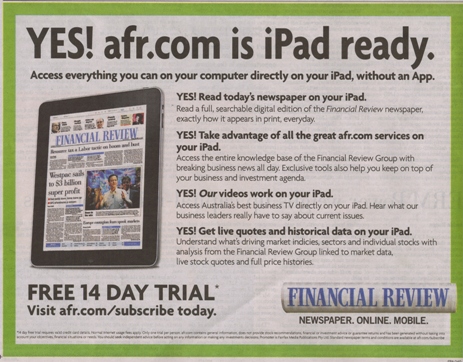 afr ipad mumbrella