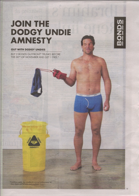 Bonds amnesty ad telegraph