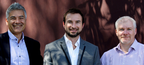 Bohemia founder Chris Christofi, Brett Dawson, Peter Leaver
