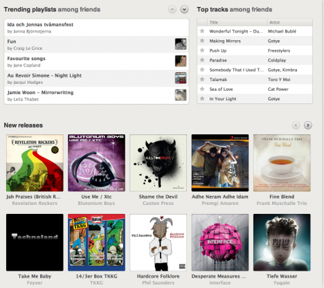 Spotify screen