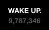 Wake up countdown