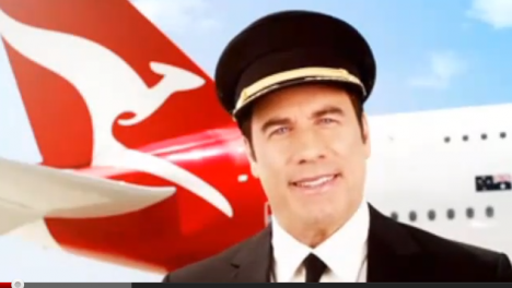 John Travolta Qantas