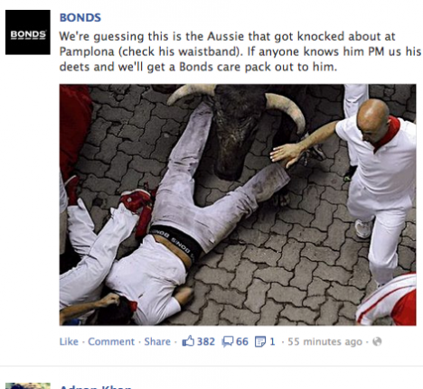 bonds facebook