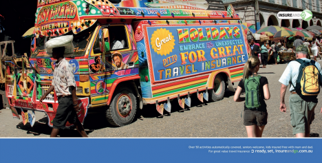 InsureandGo print ad - jeepney, Philippines