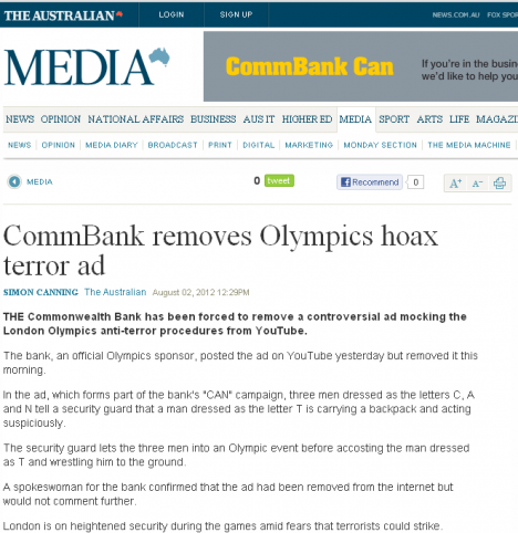 aus on commbank bomb