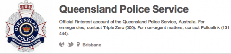 QLD POlice pinterest