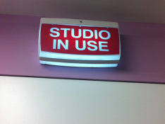 studio in use