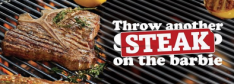 steak on the barbie