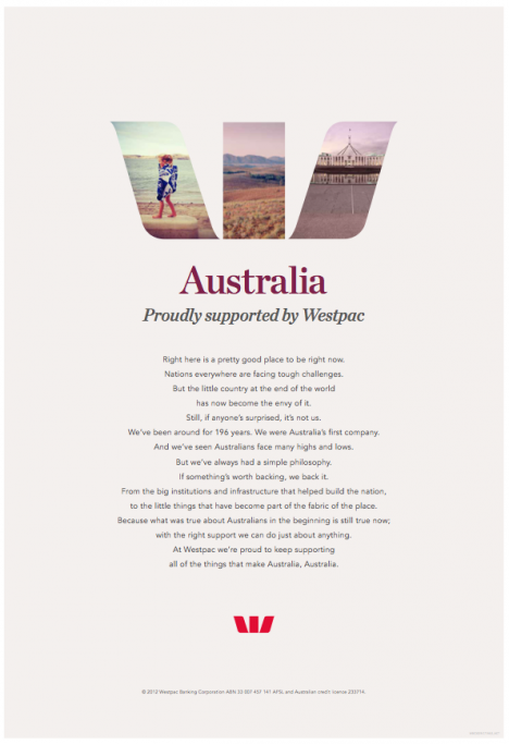 westpac print ad