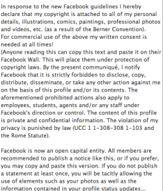 facebook warning