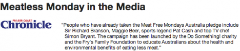 meatless monday media