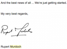 murdoch memo