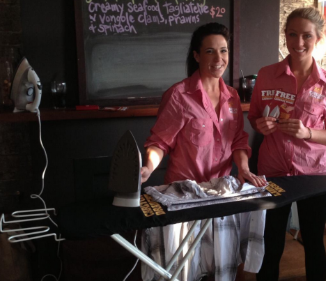 carlton draught ironing
