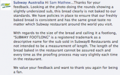 subway footlong