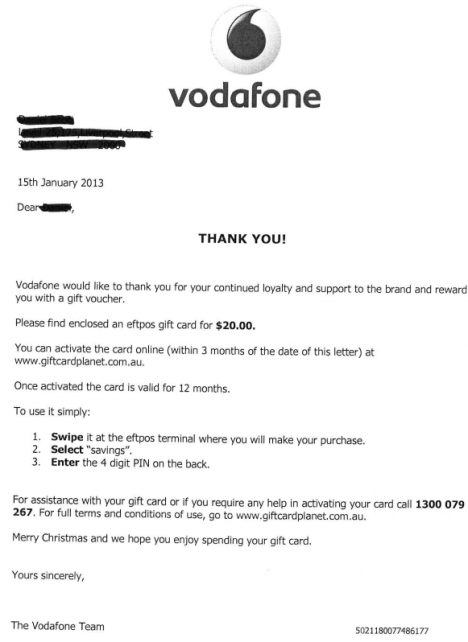 vodafone christmas