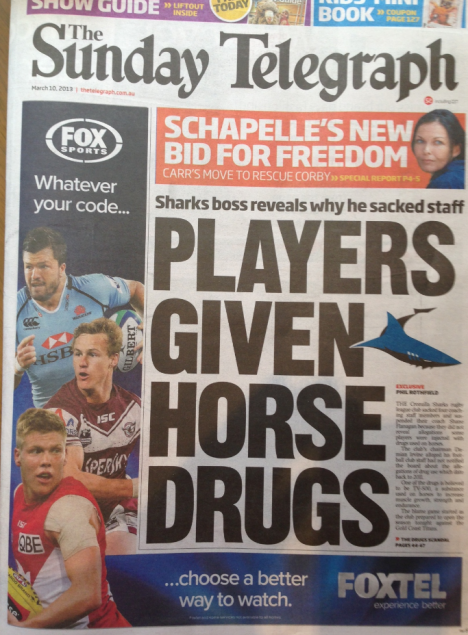 fox sports sunday telegraph