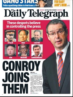 Telegraph front page
