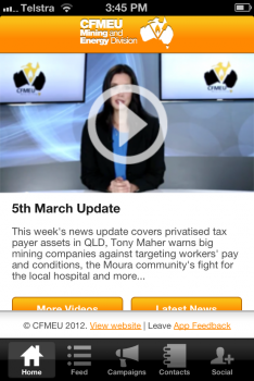 CFMEU app 