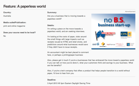 A paperless world