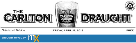 The Carlton Draught masthead