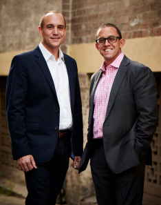 Johns, left, and Tajer
