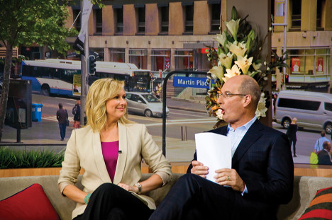 Melissa Doyle and David Koch