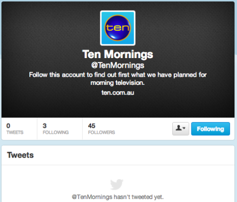 ten mornings twitter