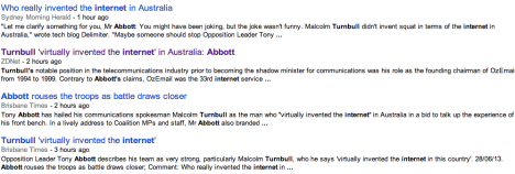 google news abbott internet