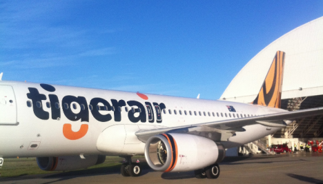 tigerair plane