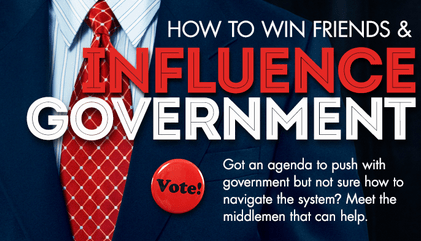 How to win friends and influence government