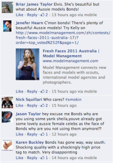 Bonds Facebook Riley Keough