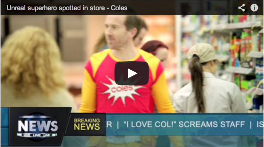 Introducing Col – the Coles superhero