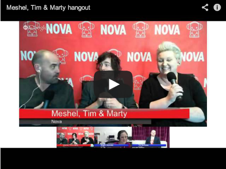 Meshel, Tim and Marty join Mumbrella’s live video hangout