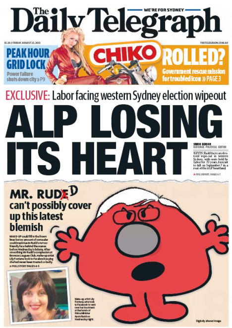 rudd Mr Rude tele