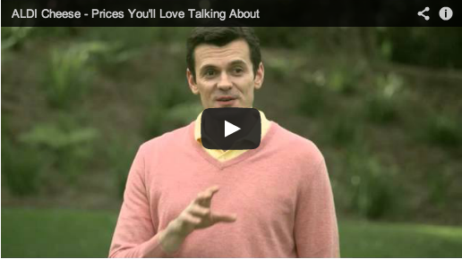 Cheese-crazed golfer and yogurt-obsessed doctor feature in new Aldi campaign