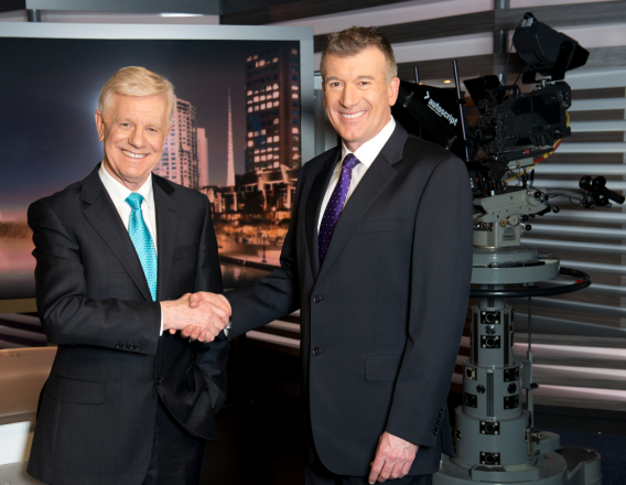 Ten newsreader Mal Walden to retire as Stephen Quartermain moves across from sports desk