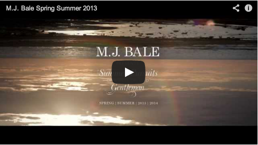MJ Bale unveils collection in short film Summer Pursuits of a Well Dressed Gentleman