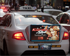 Taxi advertising