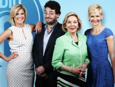 Sarah Harris, Joe Hildebrand,  Ita Buttrose, and Jessica Rowe