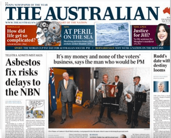 Now Abbott’s in, what will The Australian do?
