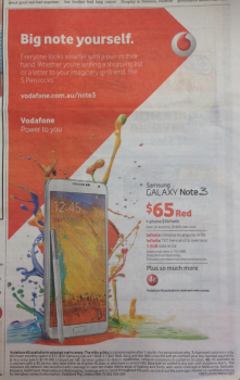 vodafone galaxy note