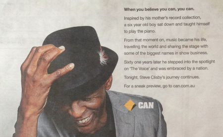 The Voice’s Steve Clisby sings Three Little Letters in next stage of CommBank’s ‘Can’ campaign