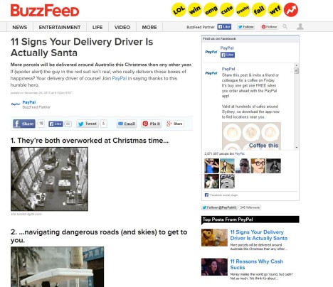 PayPal Buzzfeed
