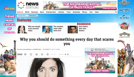 News.com.au native advertising