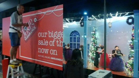 David Jones Christmas display... Going....